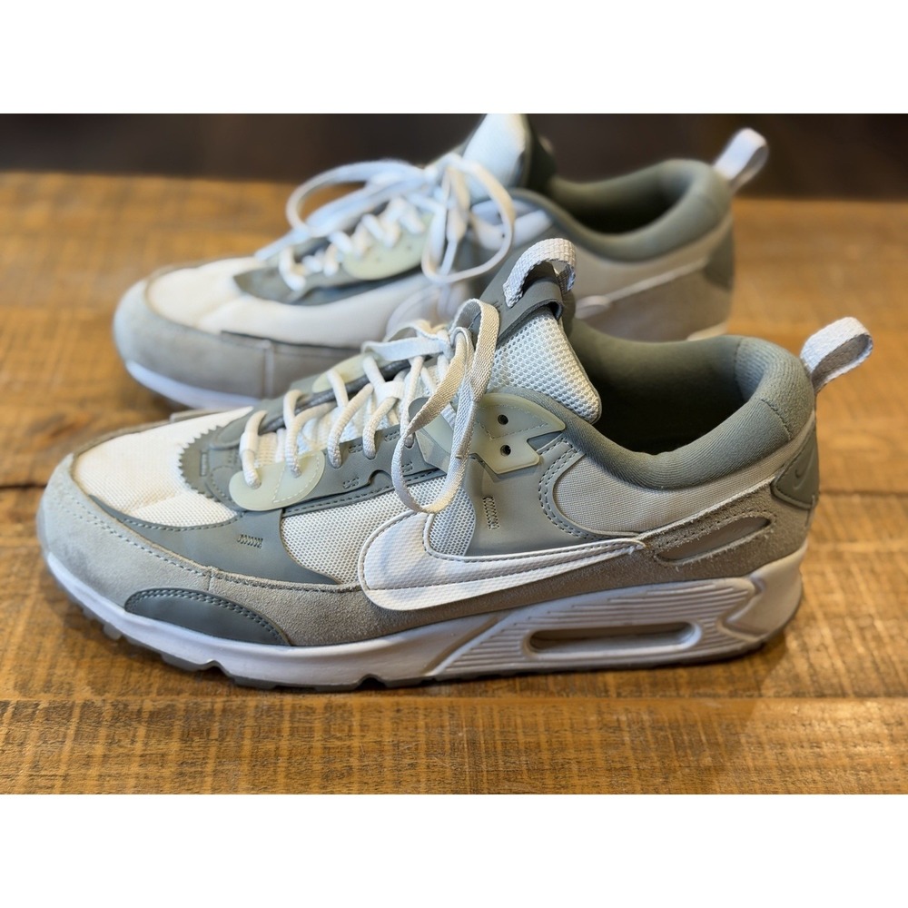 Nike Air Max‎ 90 Futura Summit White Grey Sneakers DM9922-105 Women's Sz 11